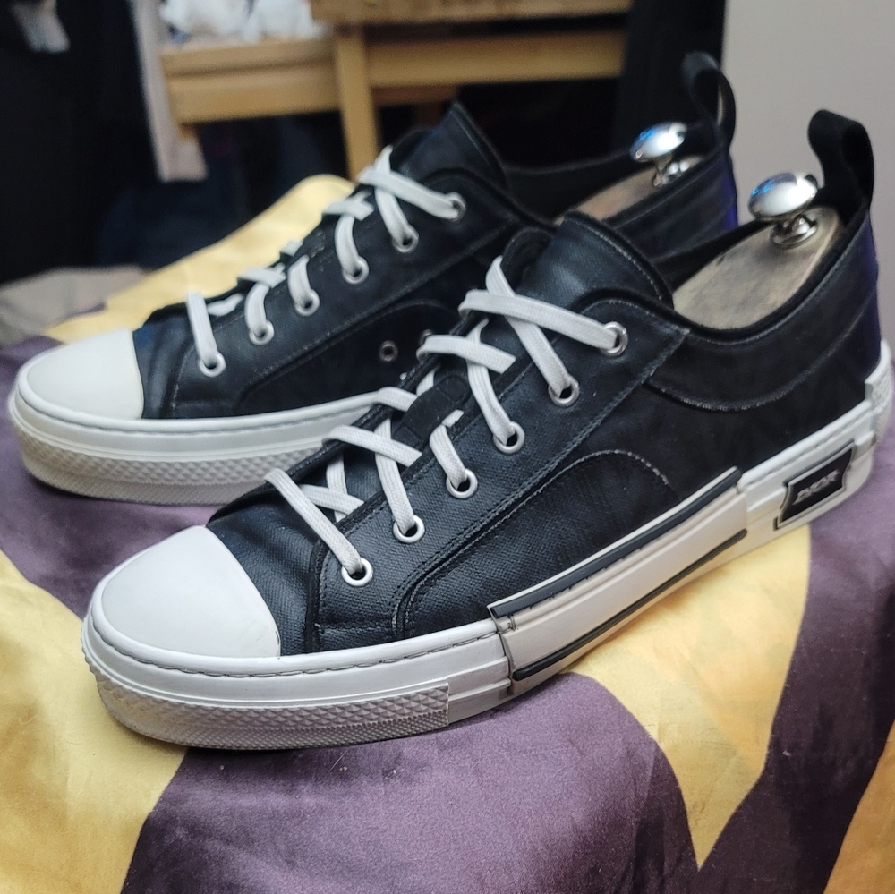 Dior B23 Diamond CD canvas Lowtops
